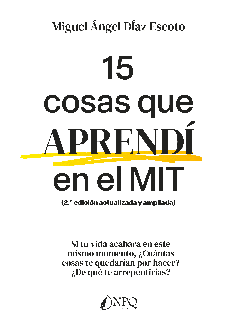 15 COSAS QUE APRENDÍ EN EL MIT